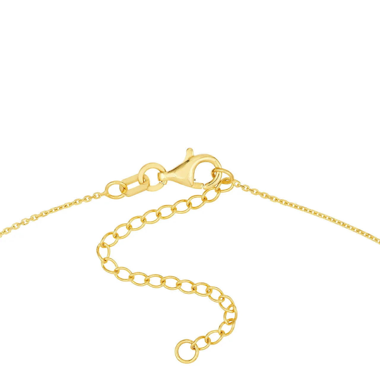 14K Yellow Gold Love Cutout Medallion Necklace