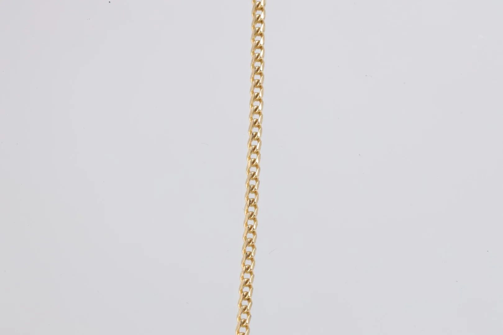 18" 14k Yellow Gold 0.01tcw Diamond Cross Necklace (6.25g.)