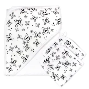 3-Piece Organic Cotton Hooded Towel Set