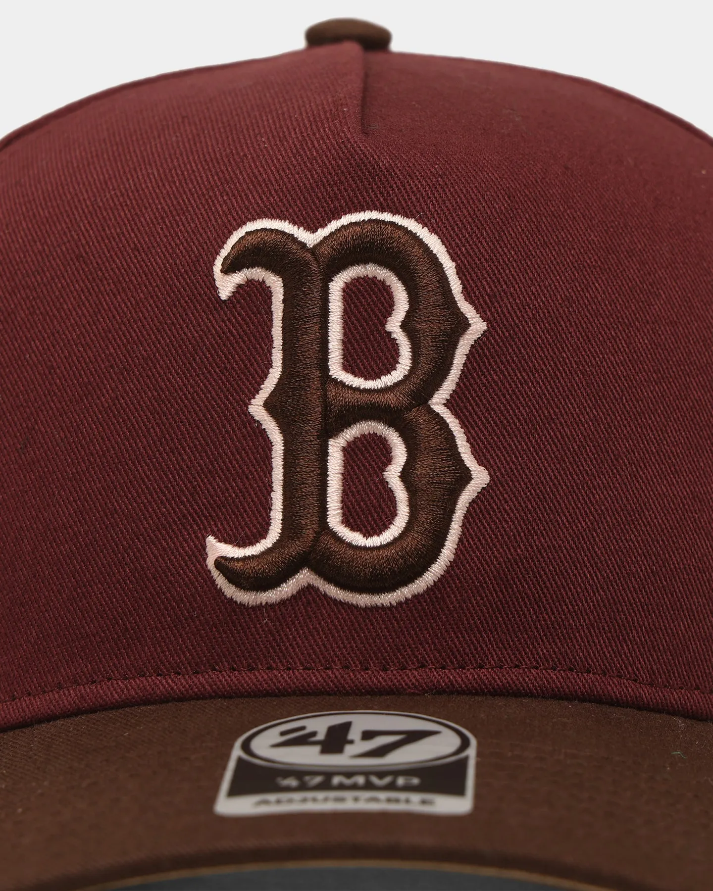 47 Brand Boston Red Sox 'Bacon Me Crazy' MVP DT Snapback Dark Maroon/Brown