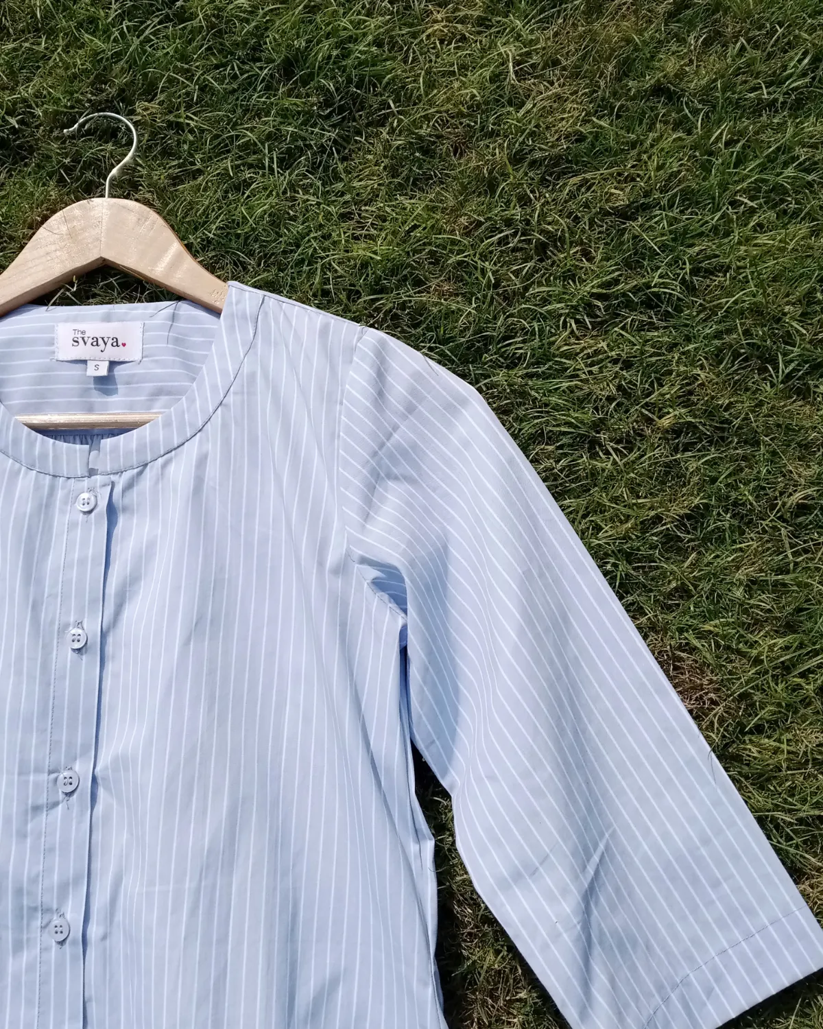 Blue Stripes Long Shirt