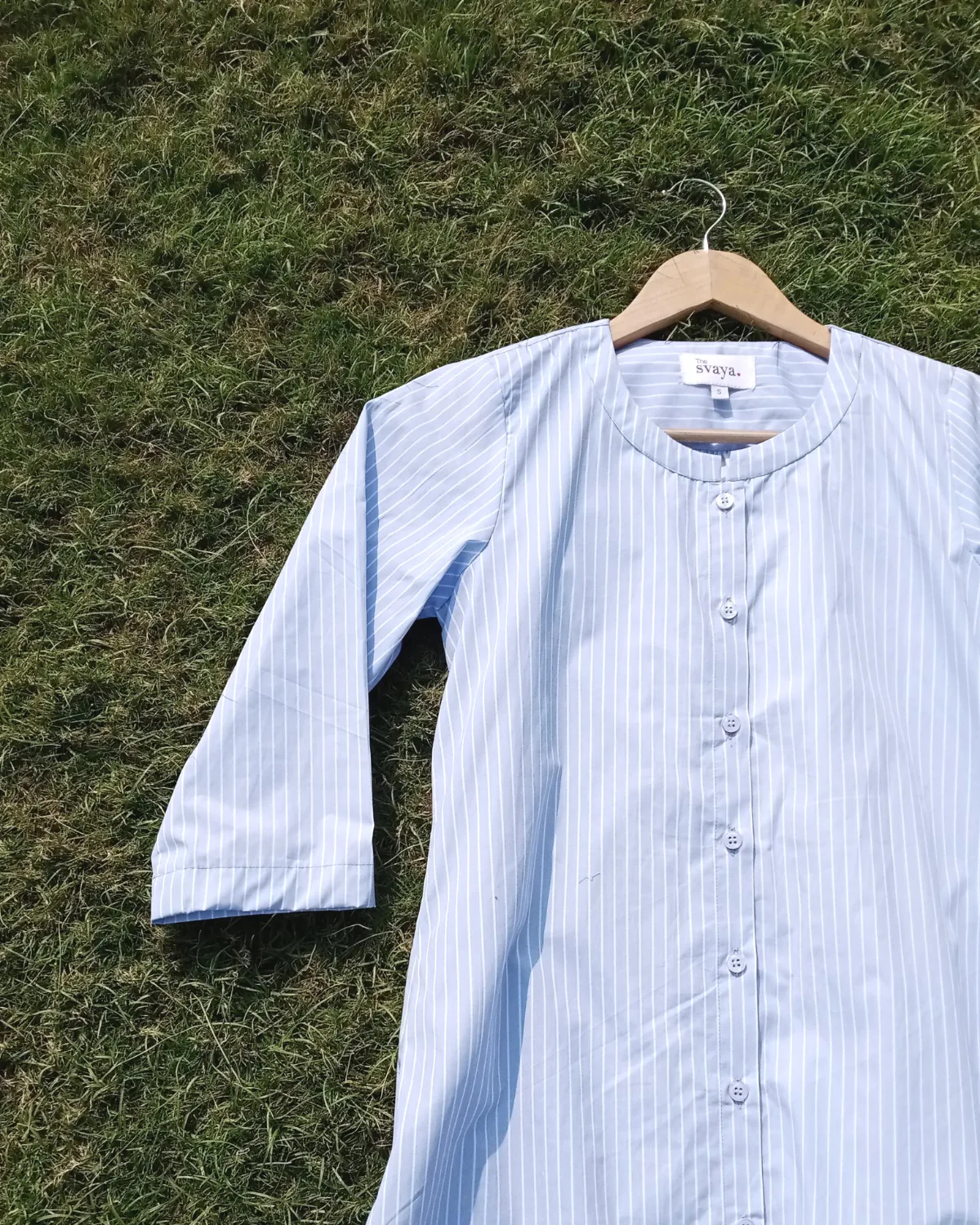 Blue Stripes Long Shirt