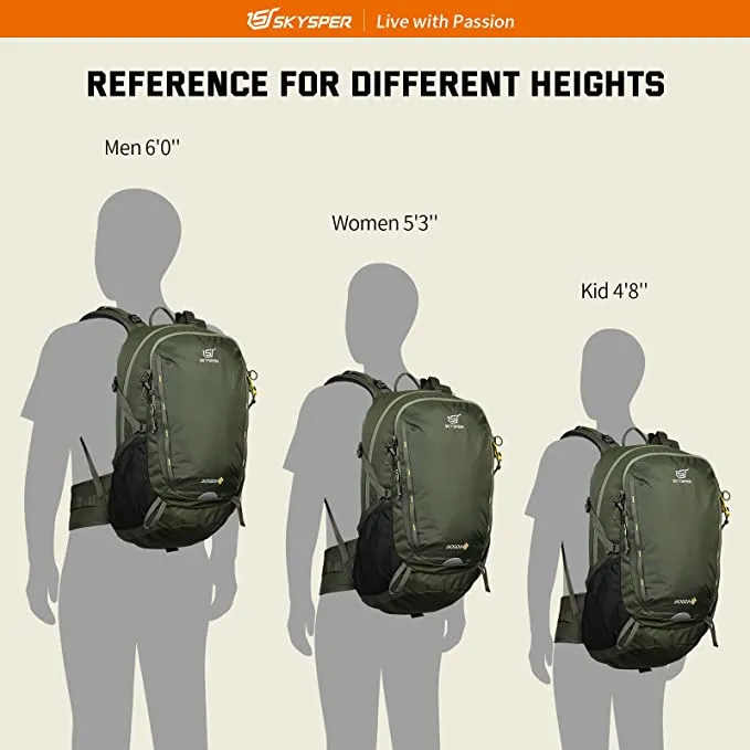 BOGDA30 - SKYSPER 30L Hiking Daypack Durable Outdoor Backpack