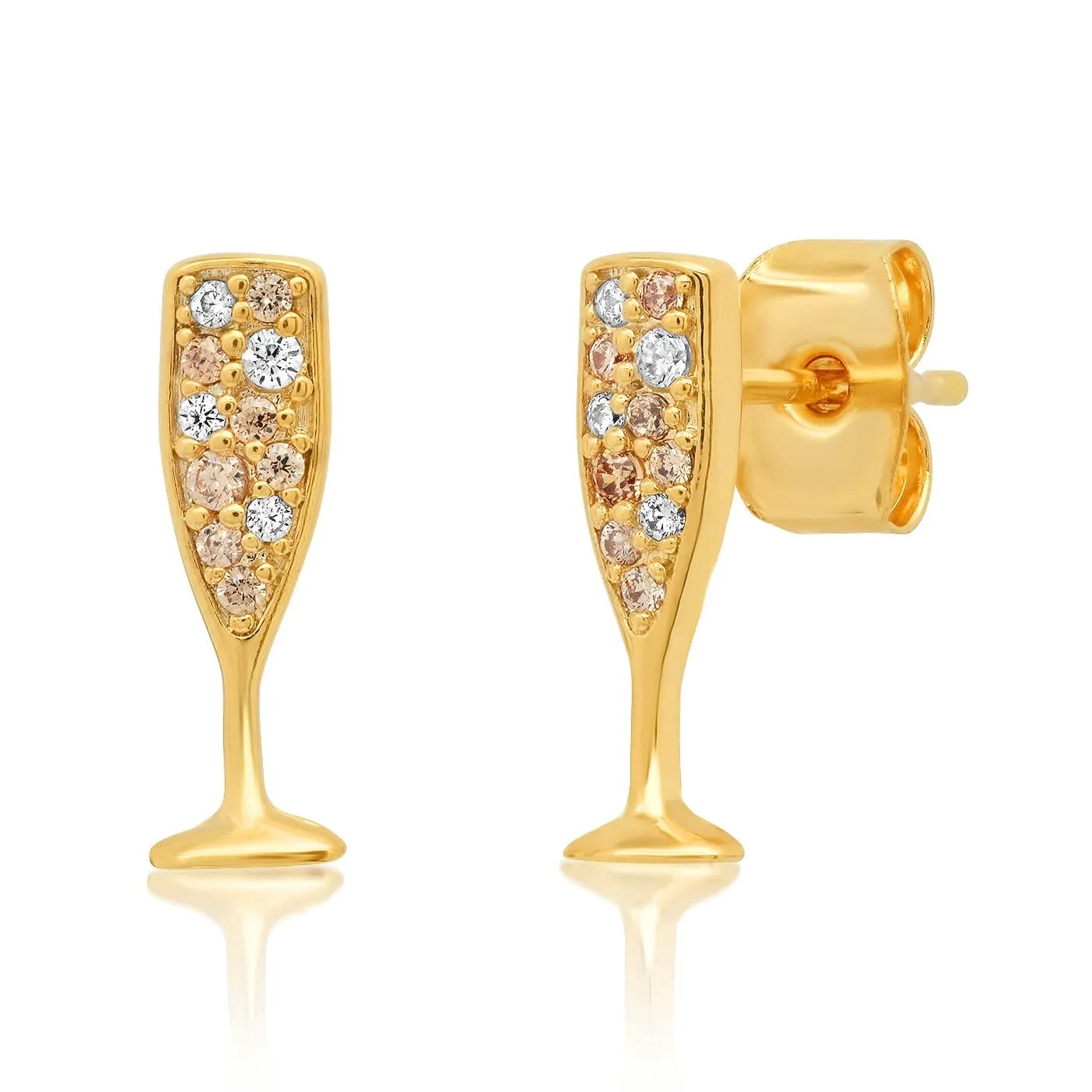 Champagne Glass Studs