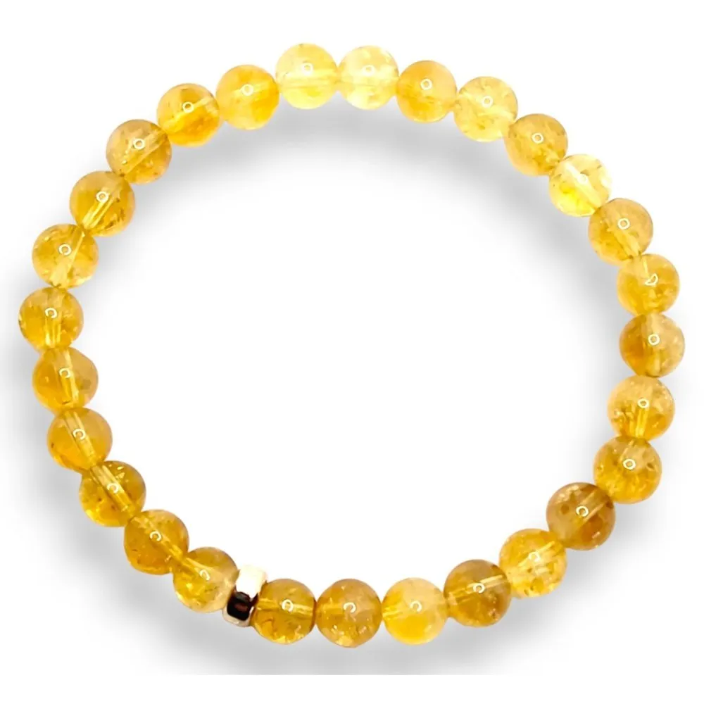 Citrine Bracelet 6 mm