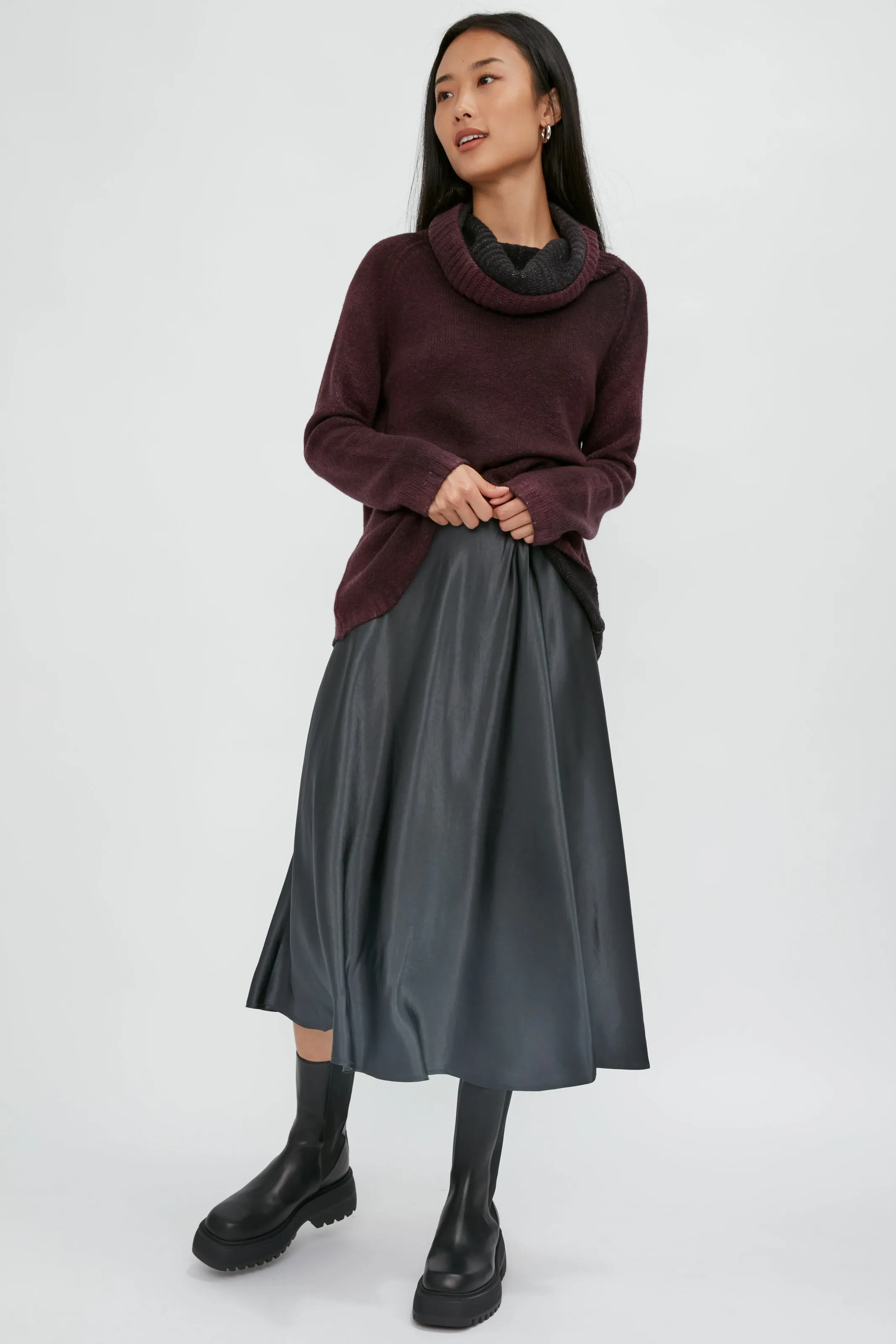 Coimbra Skirt in Medium Grey