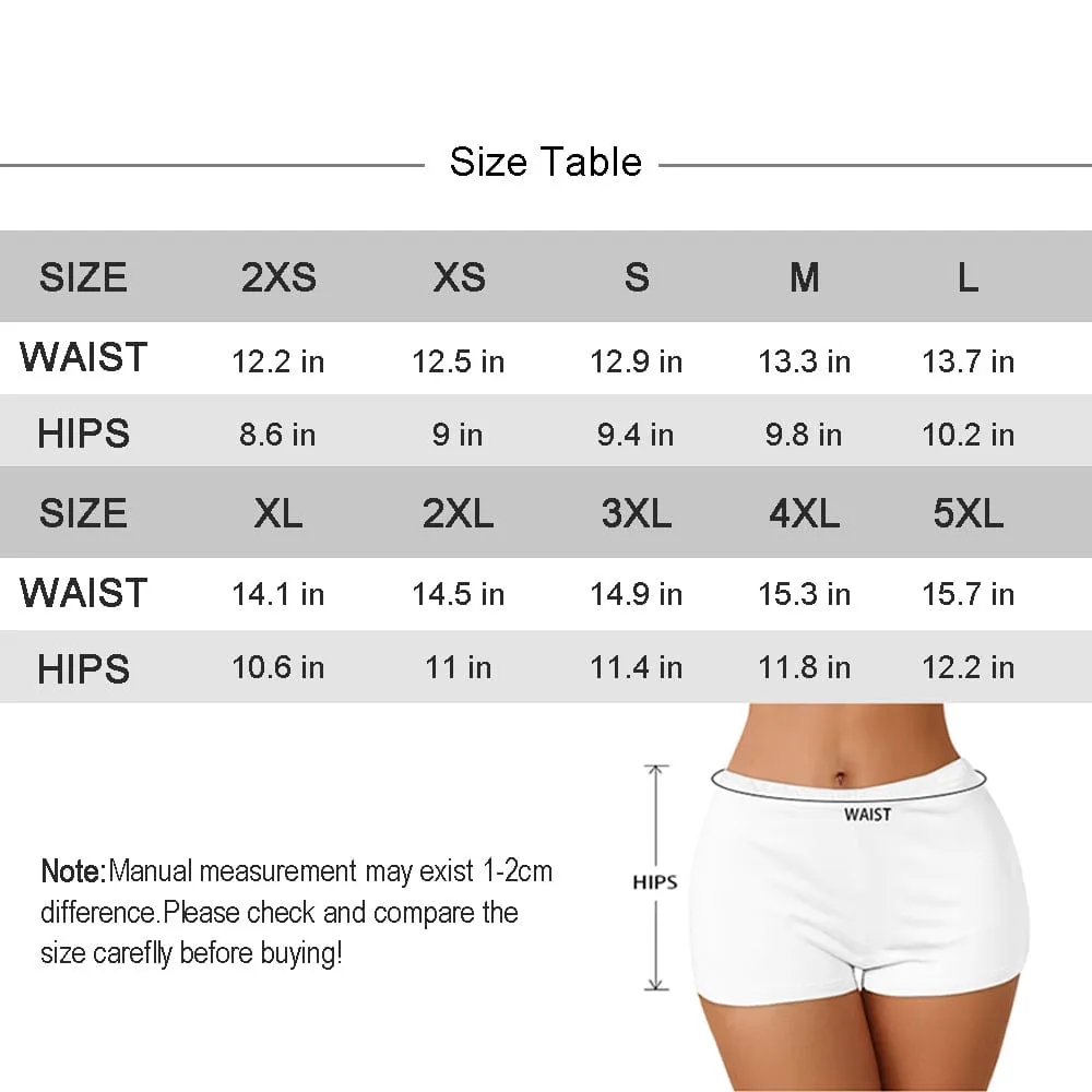 Custom Face&Name Lips Women Sexy Short Pants Comfortable Fashion Gym Sport Daily Shorts Bottom