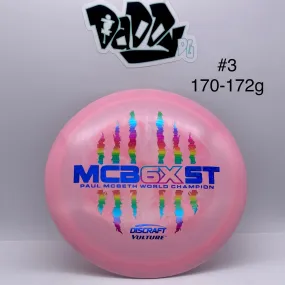 Discraft ESP Vulture Paul McBeth 6x MCB6XST Stamped Distance Driver