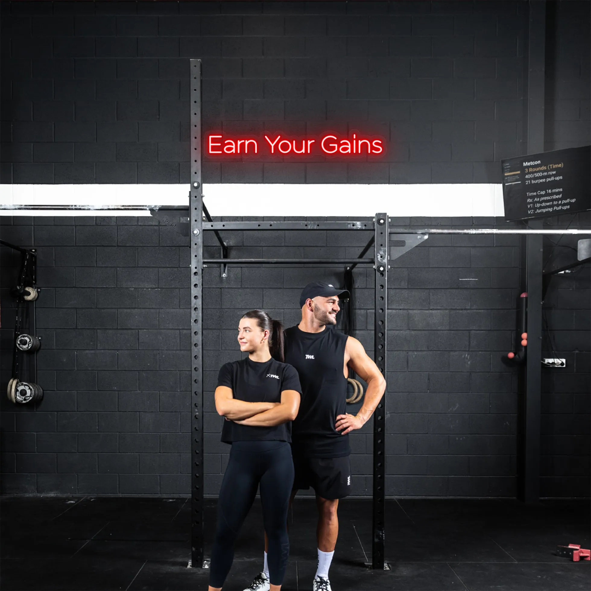 Earn Your Gains LED Neon Sign - MADE TO ORDER