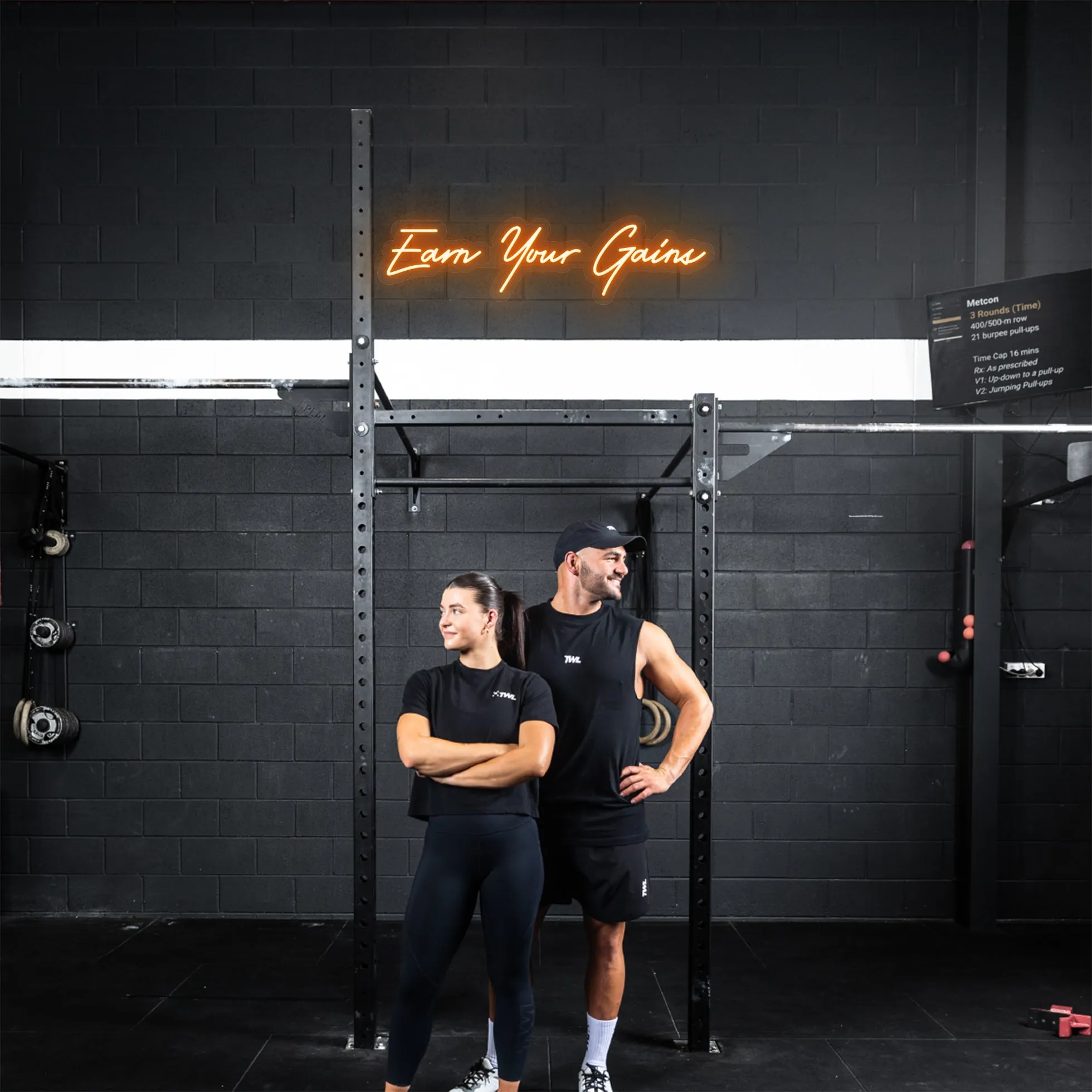 Earn Your Gains LED Neon Sign - MADE TO ORDER