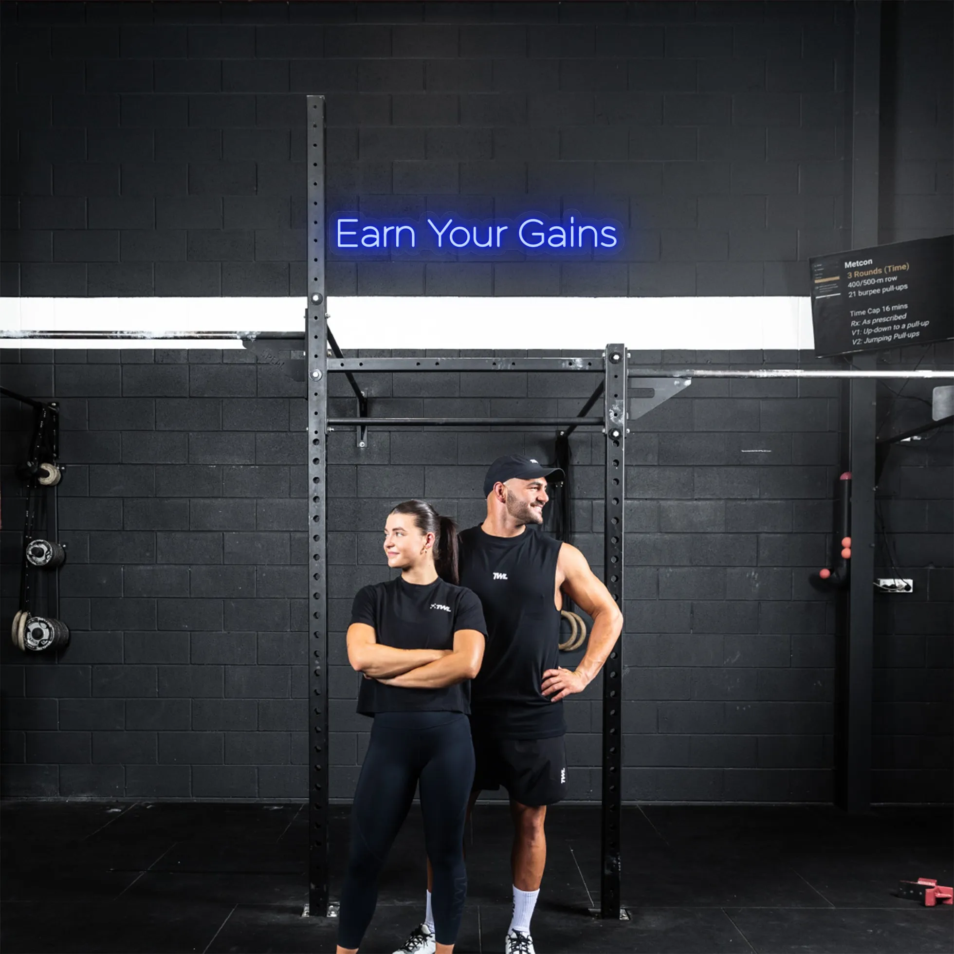 Earn Your Gains LED Neon Sign - MADE TO ORDER