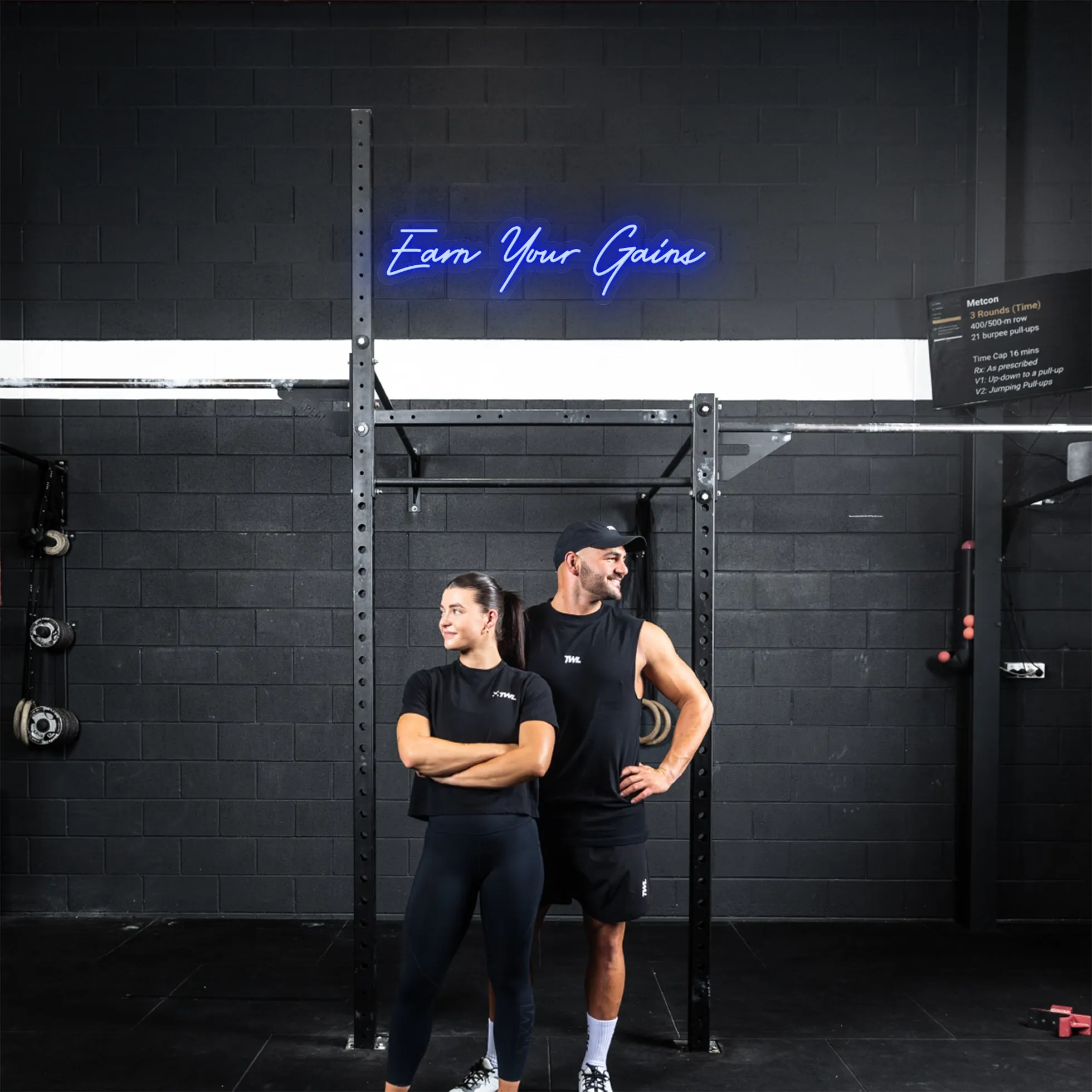 Earn Your Gains LED Neon Sign - MADE TO ORDER