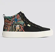 Hokusai OCA High Warrior Print Canvas Sneaker Women