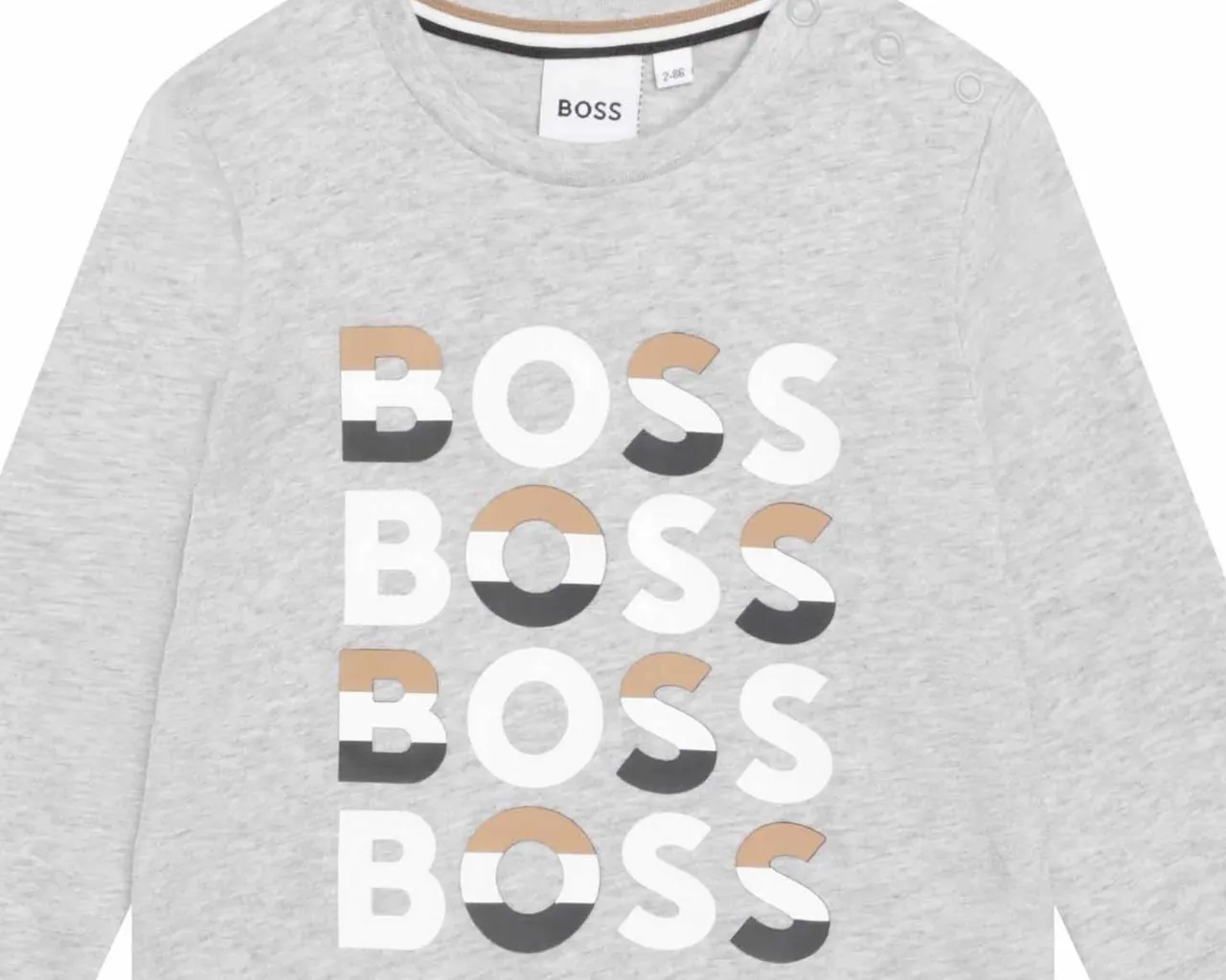 Hugo Boss Baby's J05948 Long Sleeved T-Shirt Grey