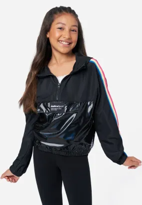 J Sport Hooded Packable Windbreaker