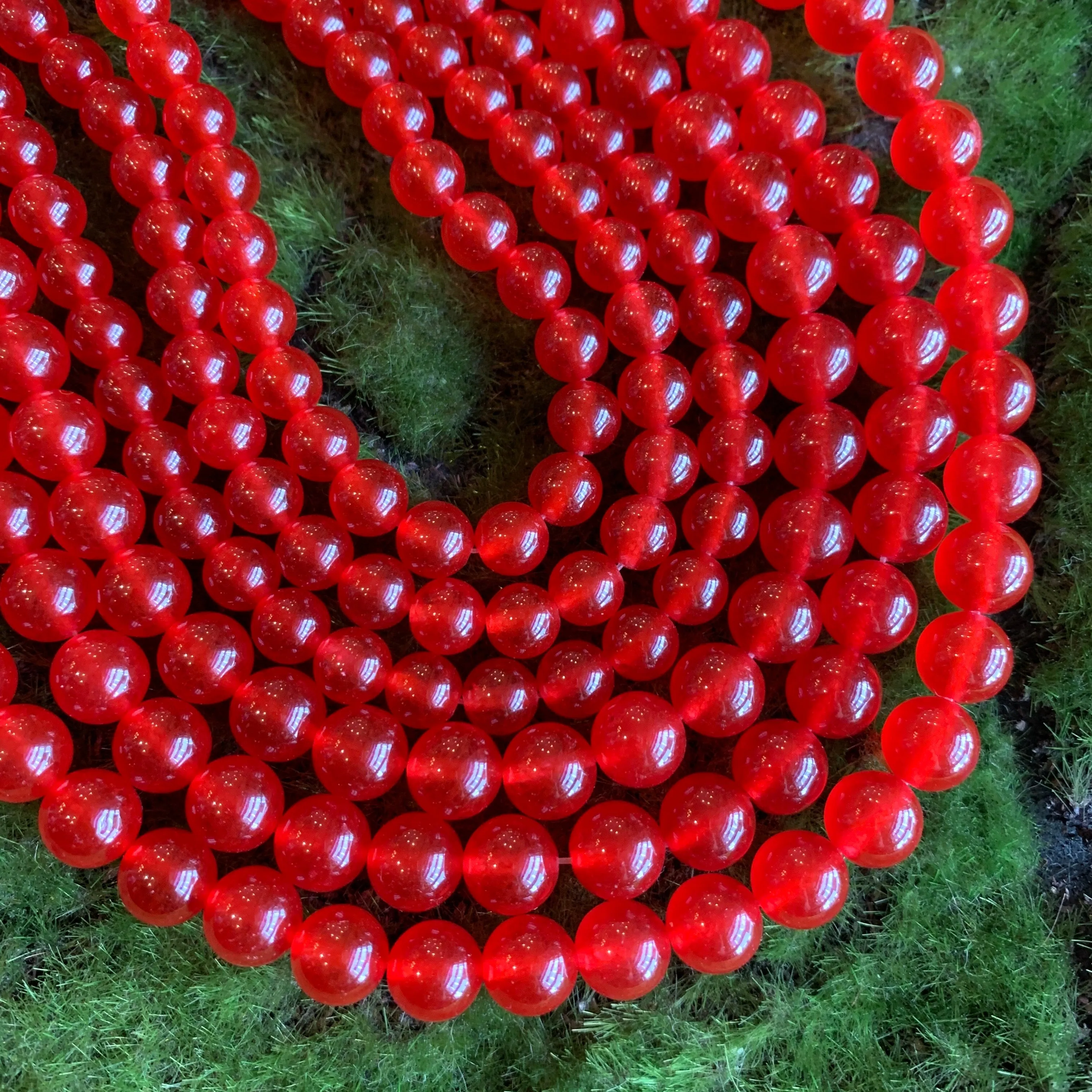 Jade - Translucent Dyed Red