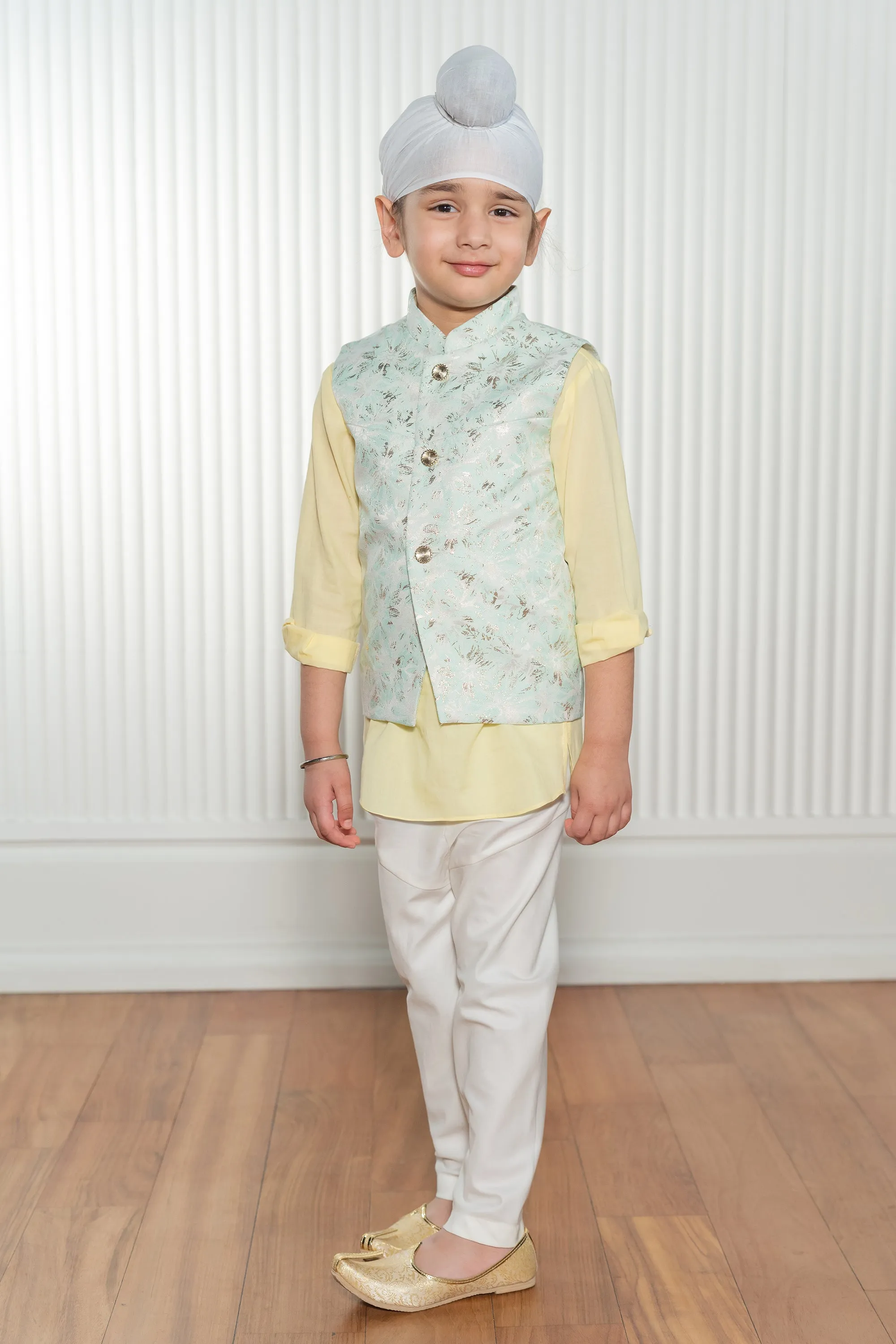 KISHAN Kids Mint Bandi Vest