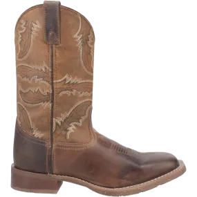 'Laredo' Men's 11 Bradshaw Western Square Toe - Brown / Tan