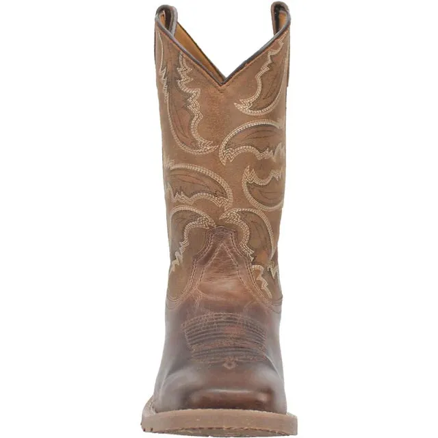 'Laredo' Men's 11" Bradshaw Western Square Toe - Brown / Tan