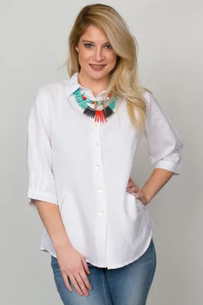 Linen Button-down Shirt