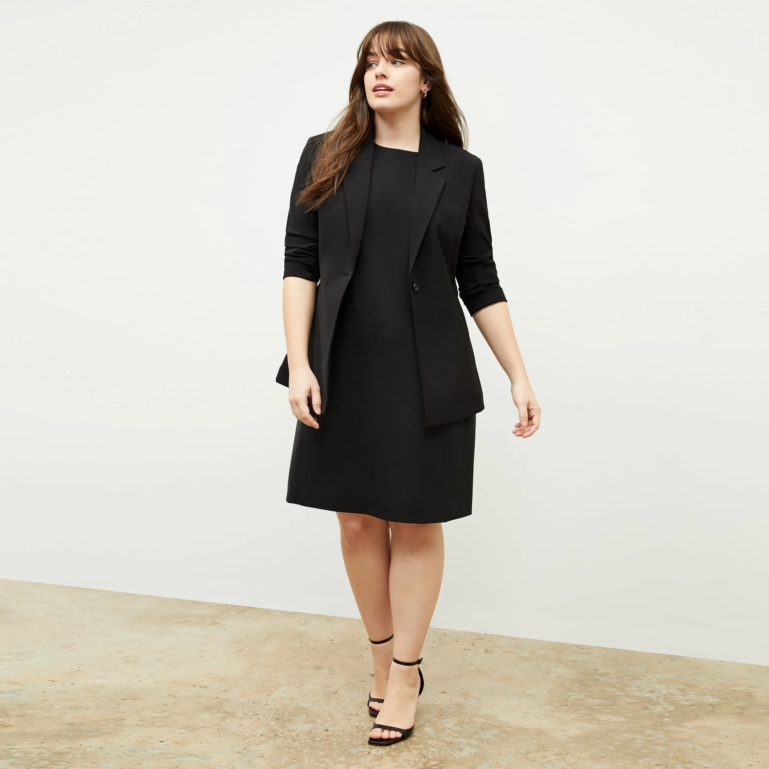 Maaza Dress - OrigamiTech :: Black