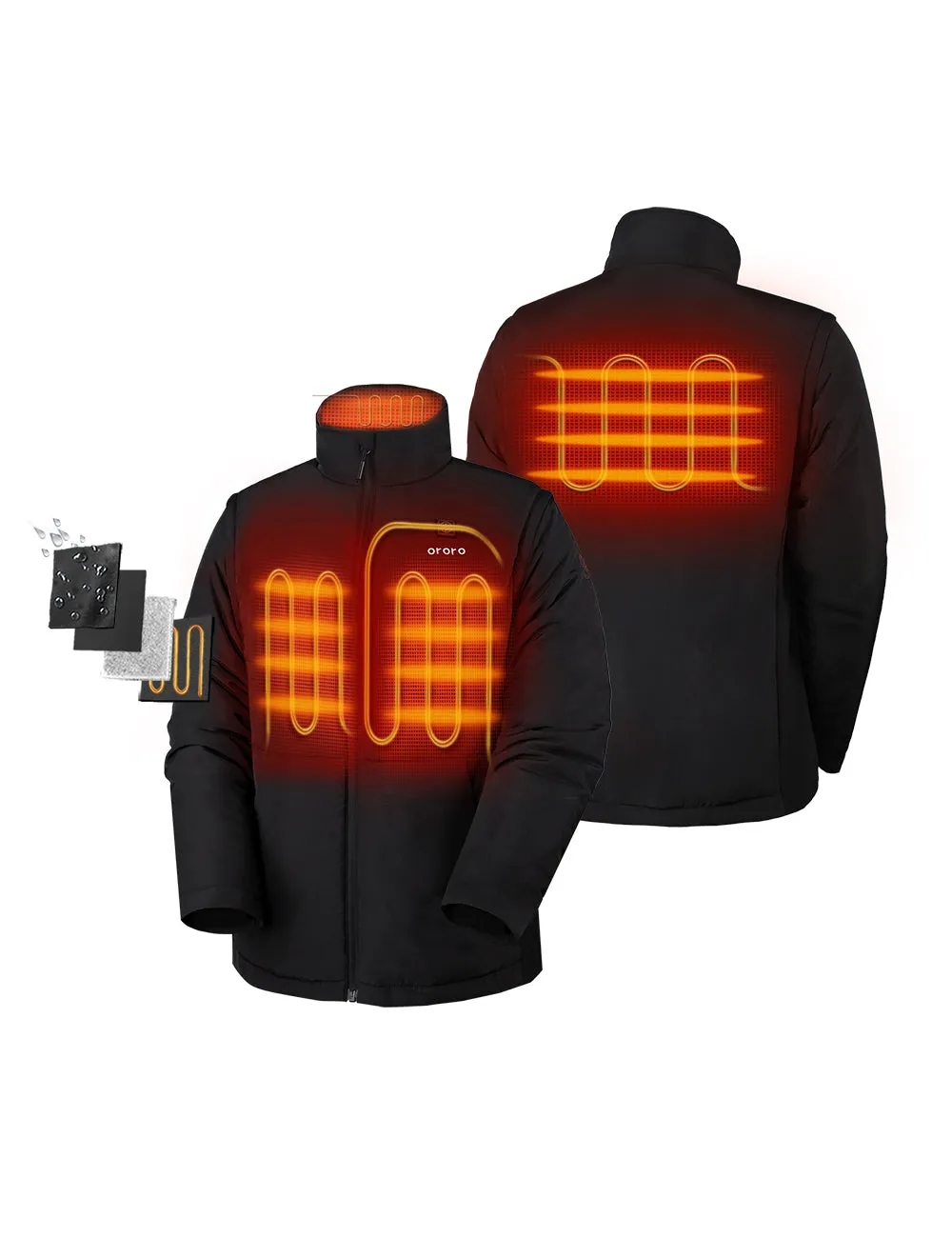 Men's Heated Golf Jacket (with Zip-Off Sleeves) (Apparel Only)