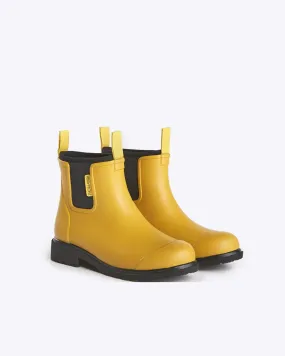 Merry People Bobbi Boot Mustard Yellow & Black.