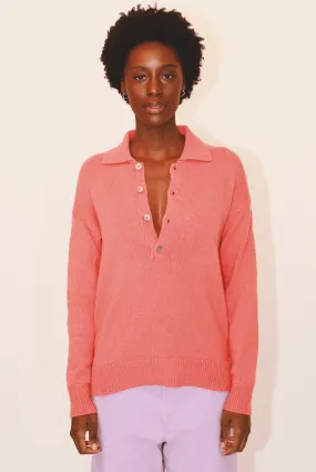 Mitch Collar Sweater in Organic Cotton & Recycled Cashmere