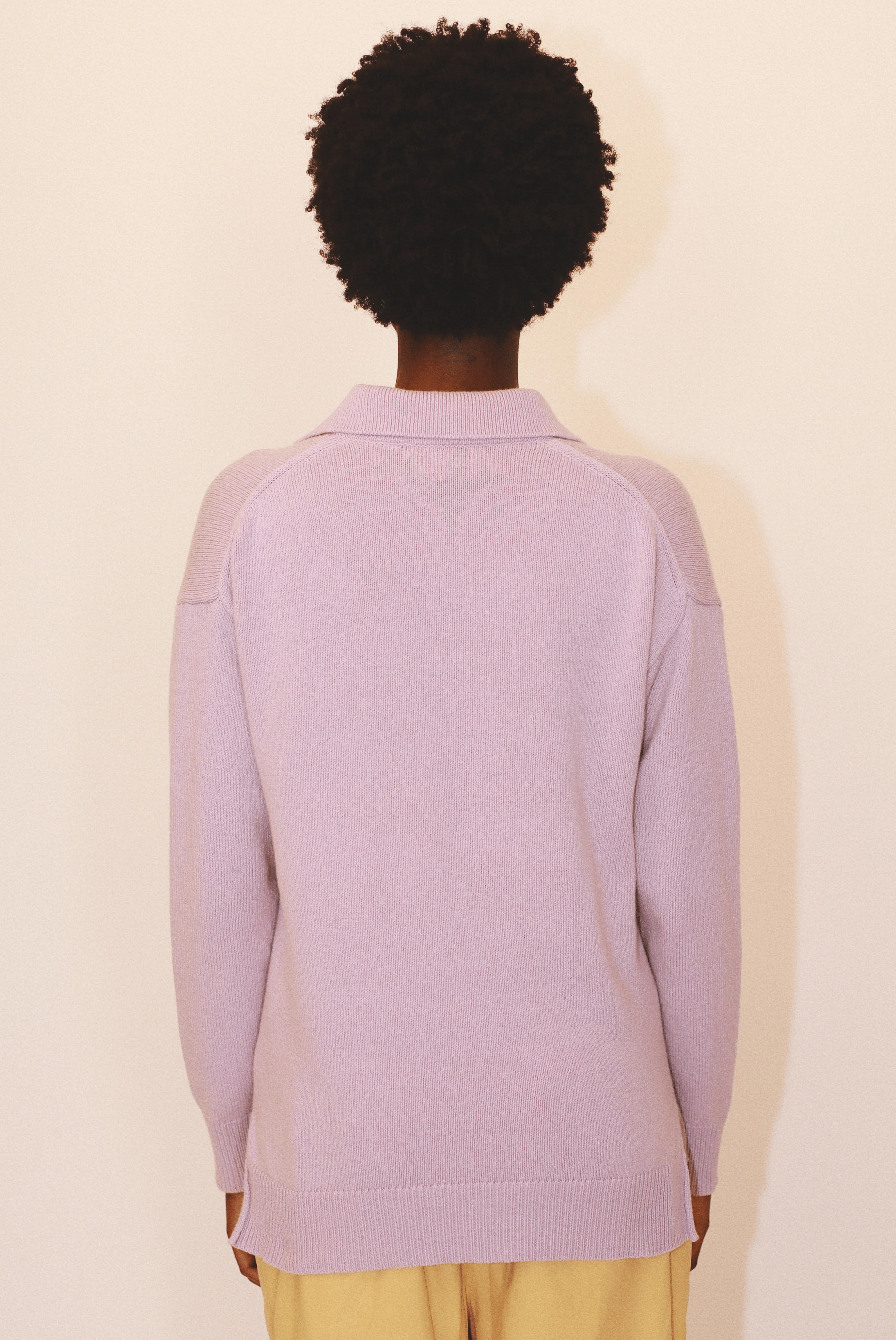 Mitch Collar Sweater in Organic Cotton & Recycled Cashmere