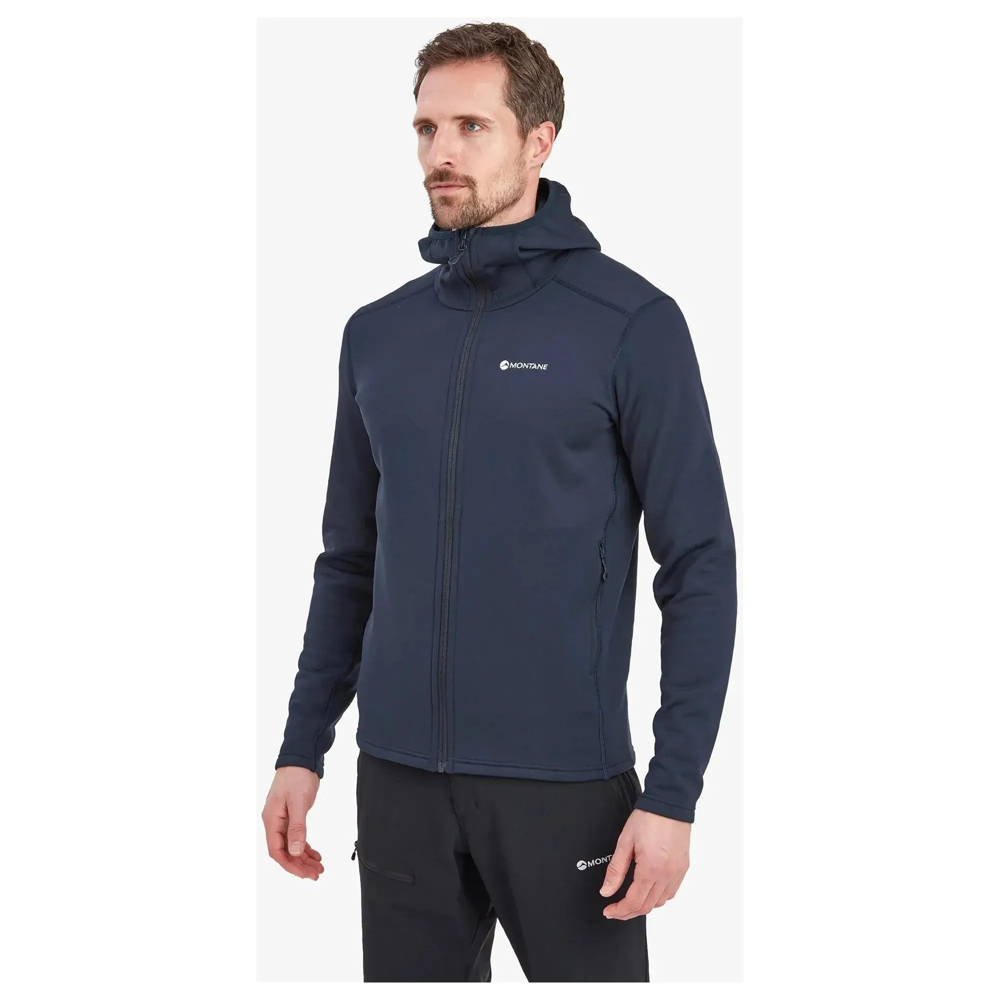 Montane Men's Fury Hooded Fleece Jacket - Eclipse Blue