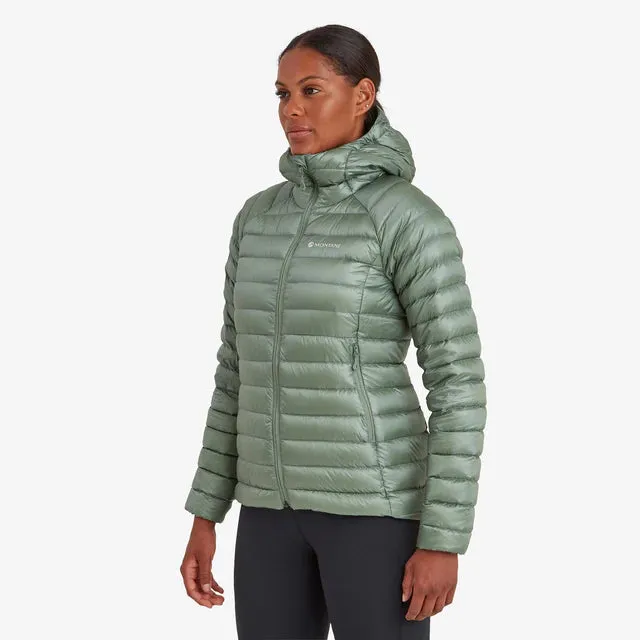 Montane Women's Anti-Freeze Hooded Down Insulated Jacket - Pale Sage