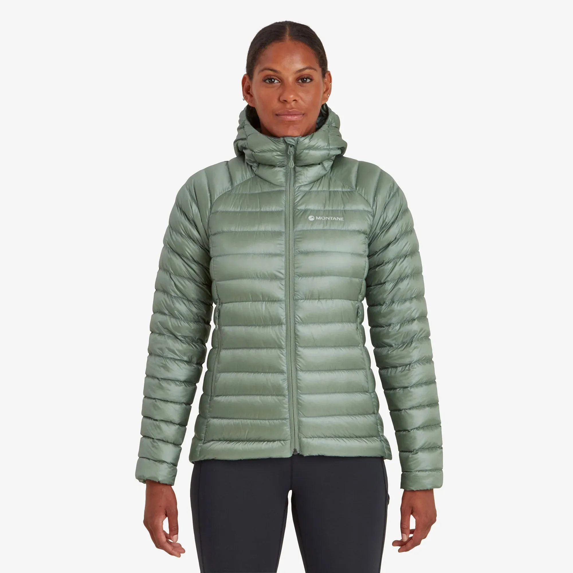 Montane Women's Anti-Freeze Hooded Down Insulated Jacket - Pale Sage