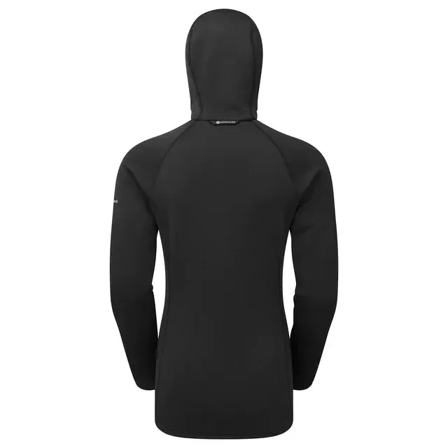 Montane Women's Fury Hooded Fleece Jacket - Black