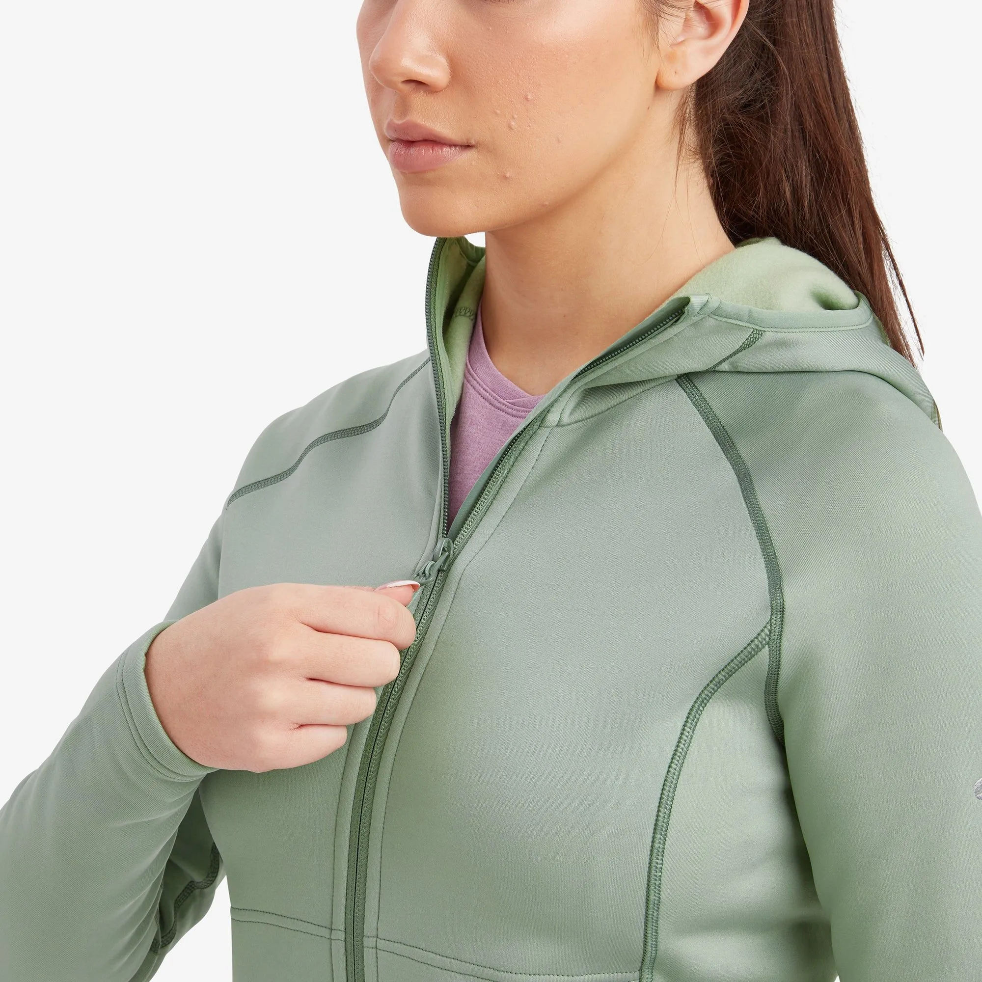 Montane Women's Fury Hooded Fleece Jacket - Black