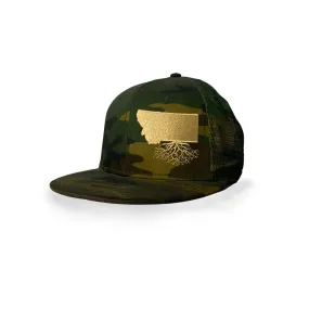 MT Roots Flat Bill Snapback Hat