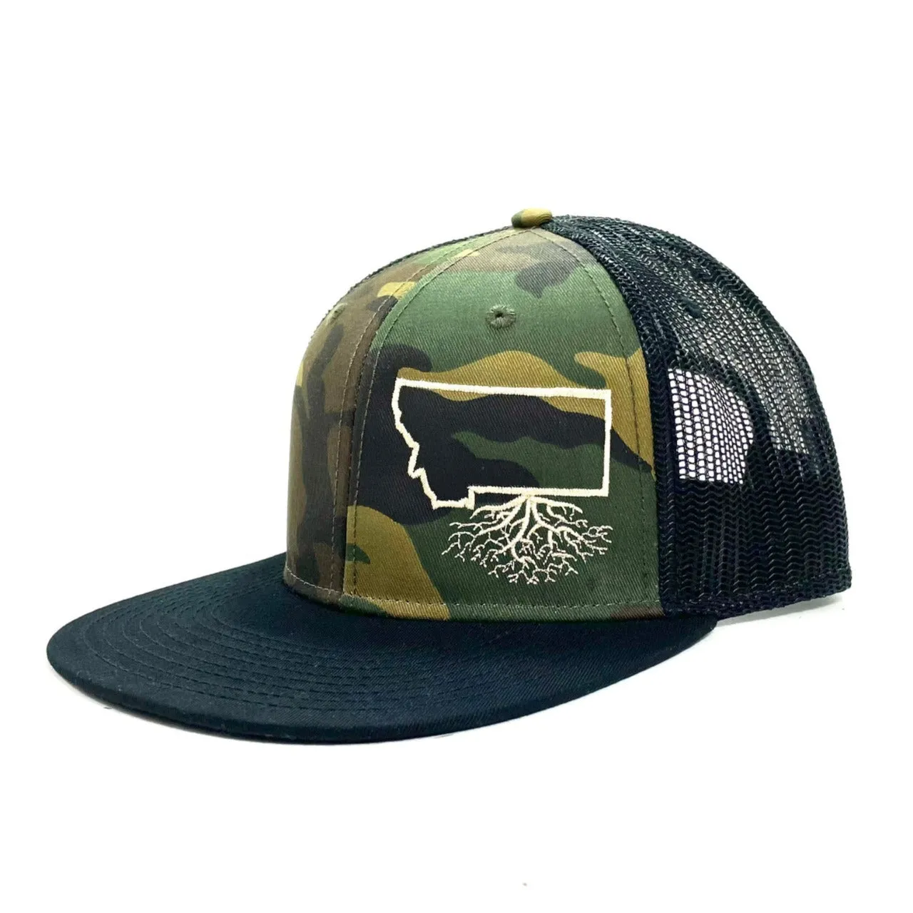 MT Roots Flat Bill Snapback Hat