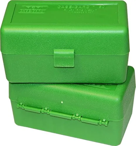 Mtm Rm-50-10 Case Guard R50 Rifle Ammo Box Series Green 220 Swift 50Rd