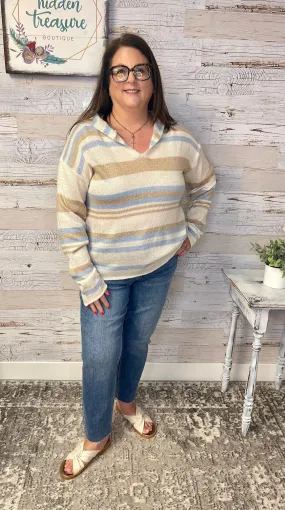 Multicolor Stripe Sweater