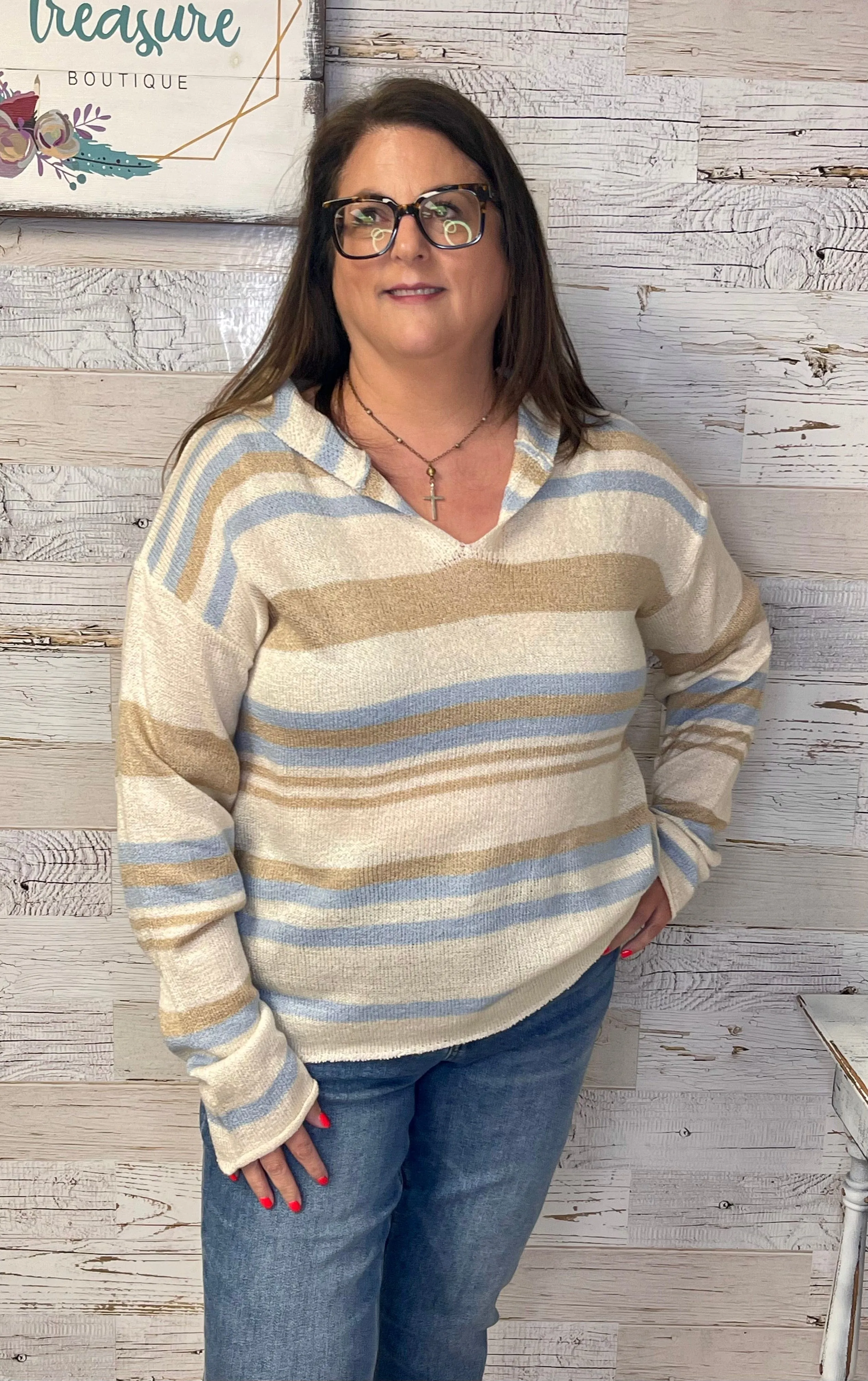 Multicolor Stripe Sweater