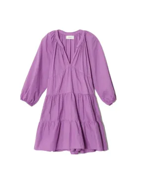 Nadia Dress in Villa Plum