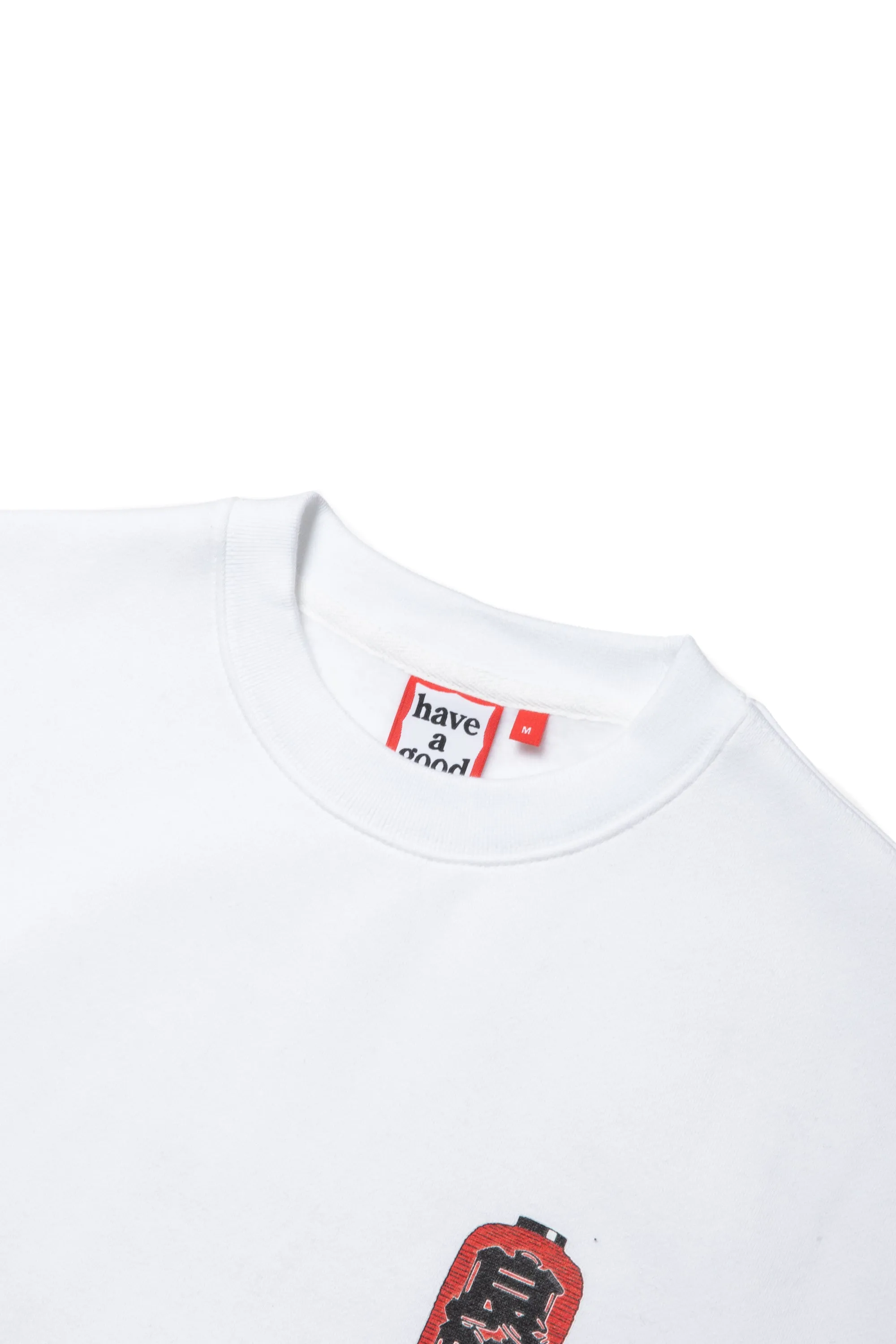 PAPER LANTERN LOGO CREWNECK FL WHITE