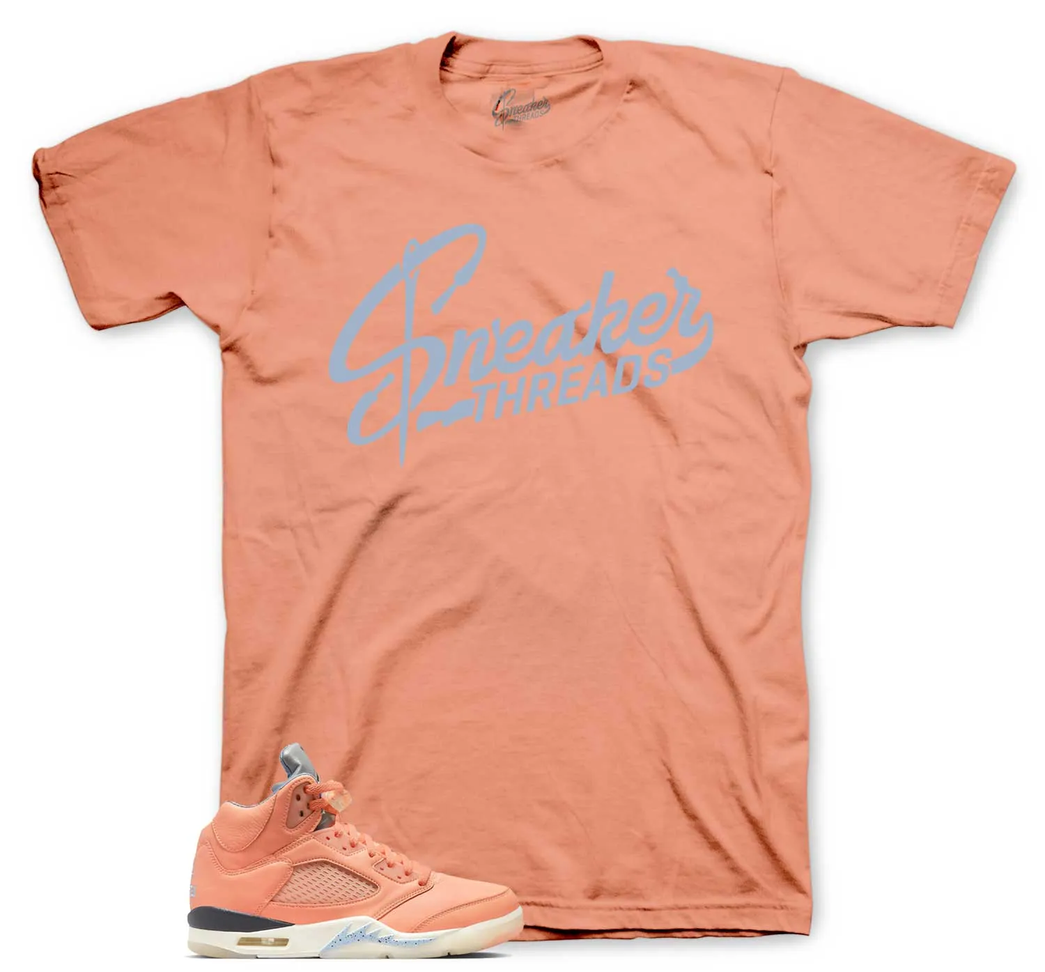 Retro 5 Crimson Bliss ST Logo Shirt