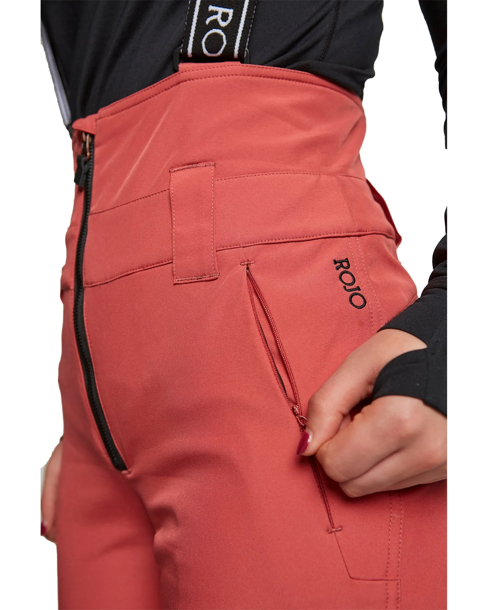 SOFTSHELL HIGH RISE PANT - MINERAL RED