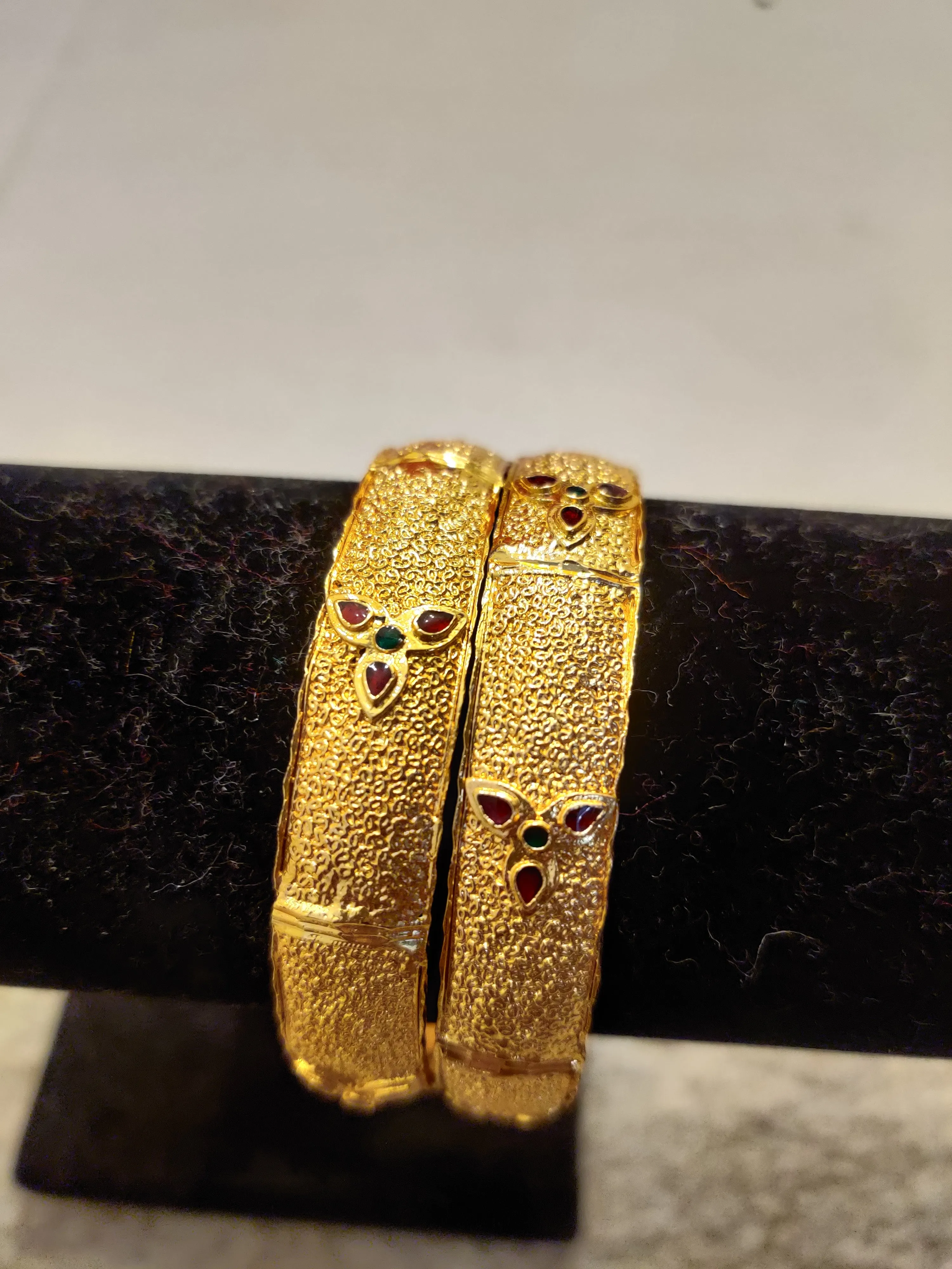 Stunning Gold Plated Meenakari Bangles Set For Women