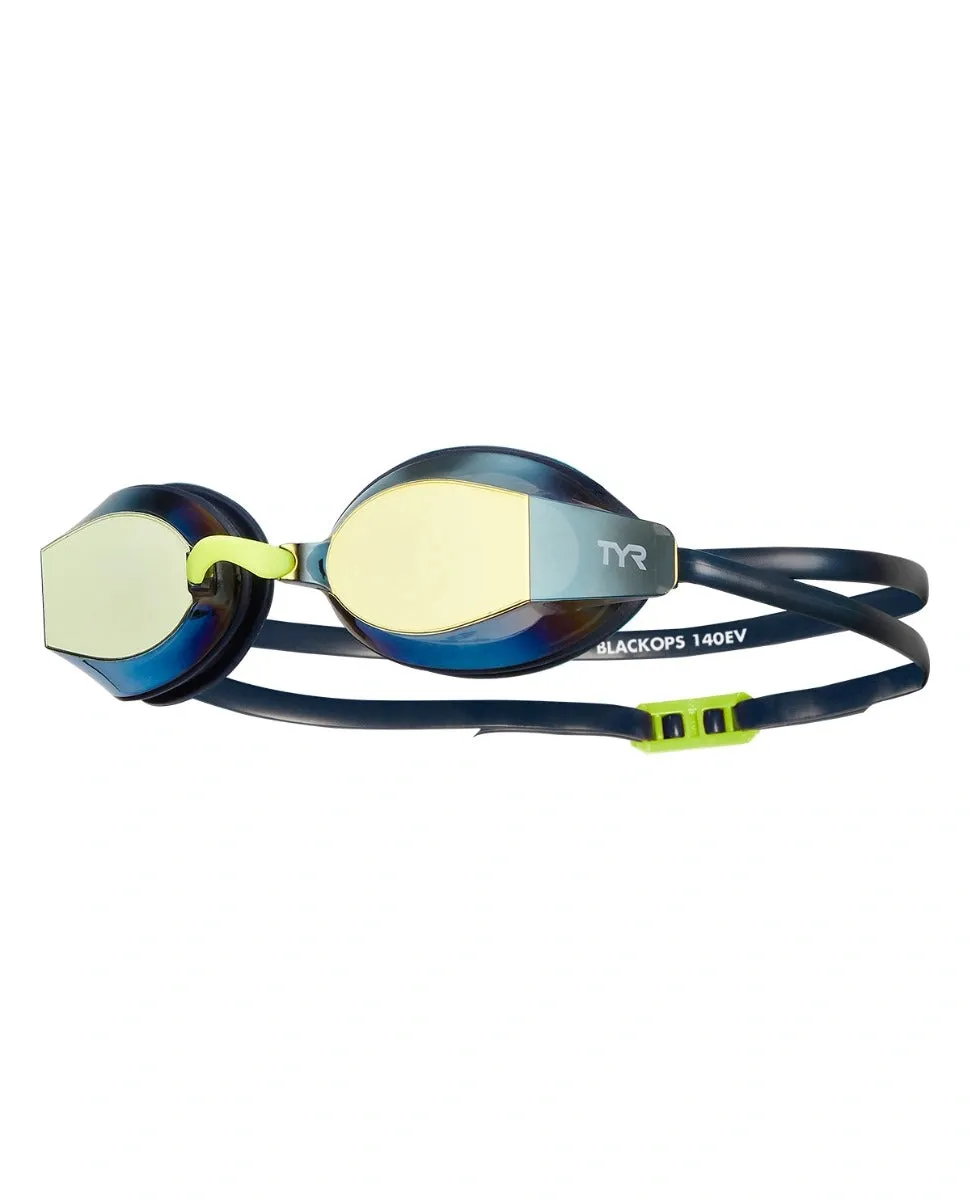 TYR Black OPS 140 EV Racing Junior Goggles | Blue/Black