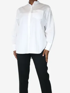 White pocket shirt - size M