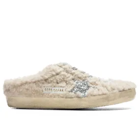 Women's Super-Star Sabot - Natural White/Silver